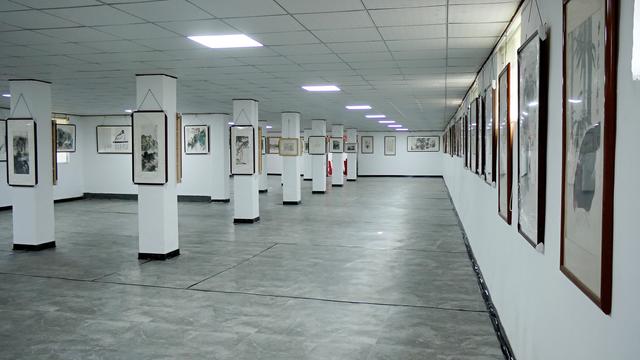 書畫博士作品展在臨沂佛園厲明霜藝術(shù)館開展