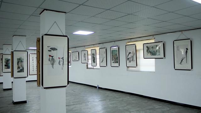 書畫博士作品展在臨沂佛園厲明霜藝術(shù)館開展