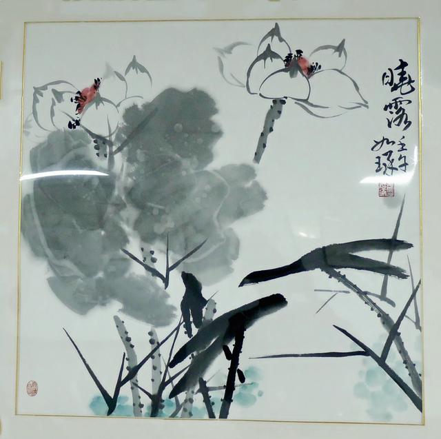 書畫博士作品展在臨沂佛園厲明霜藝術(shù)館開展